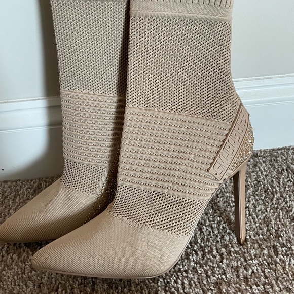 Steve Madden Maxwelle Pointed Knit Boot - Picture 5 of 6